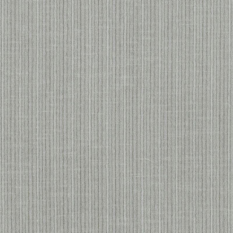 Schumacher Antique Strie Velvet Platinum Fabric Sample 69747