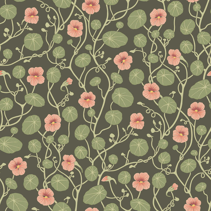 Schumacher Krasse Olive Wallpaper Sample 6976