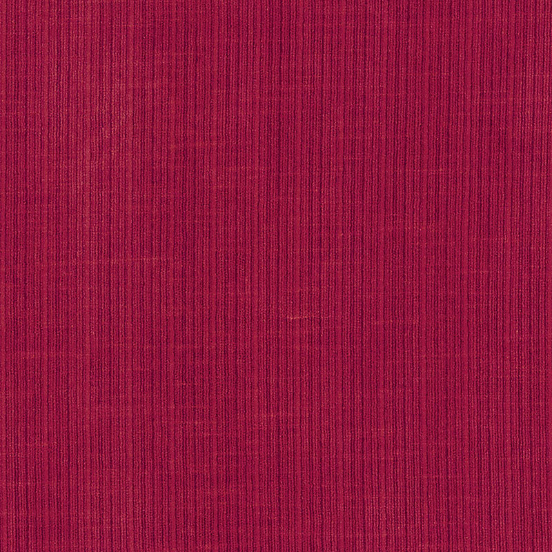 Schumacher Antique Strie Velvet Crimson Fabric 69770