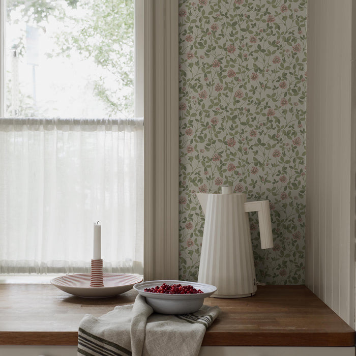 Schumacher Klover Leaf Wallpaper 6978