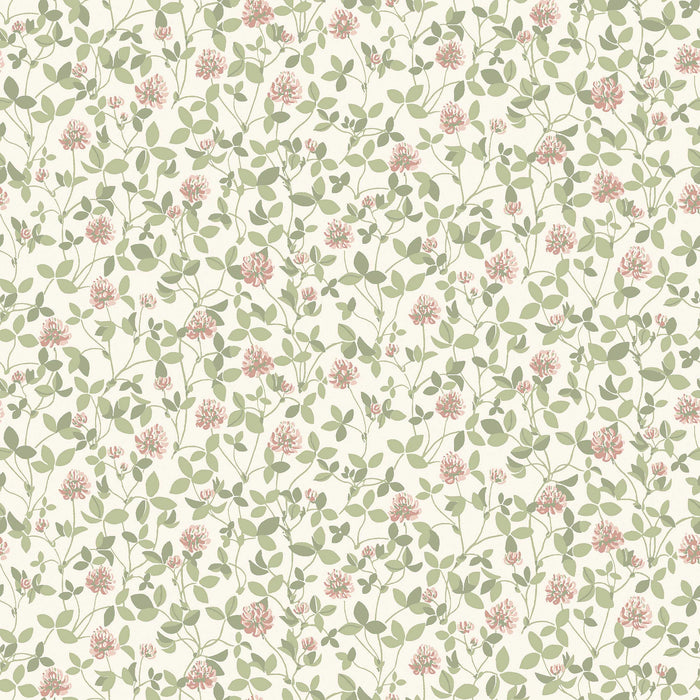 Schumacher Klover Leaf Wallpaper Sample 6978