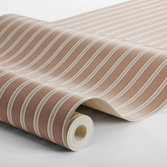 Schumacher Parlrand Terracotta Wallpaper Sample 6982