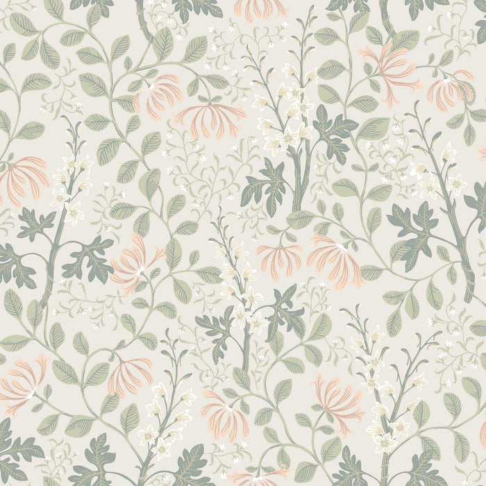 Schumacher Tradgardsfrojd Sage Wallpaper Sample 6983