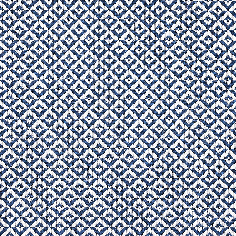 Schumacher Jamison Navy Fabric Sample 69842