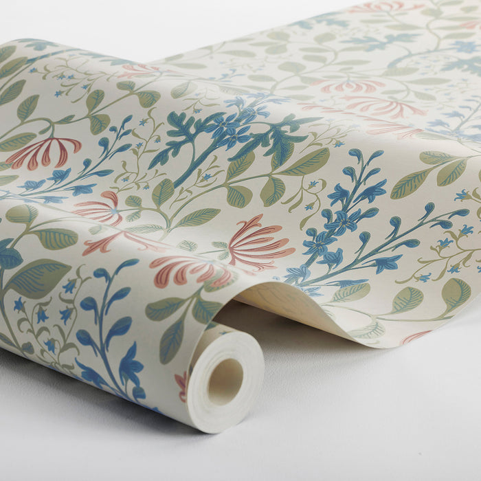 Schumacher Tradgardsfrojd Natural Wallpaper 6985