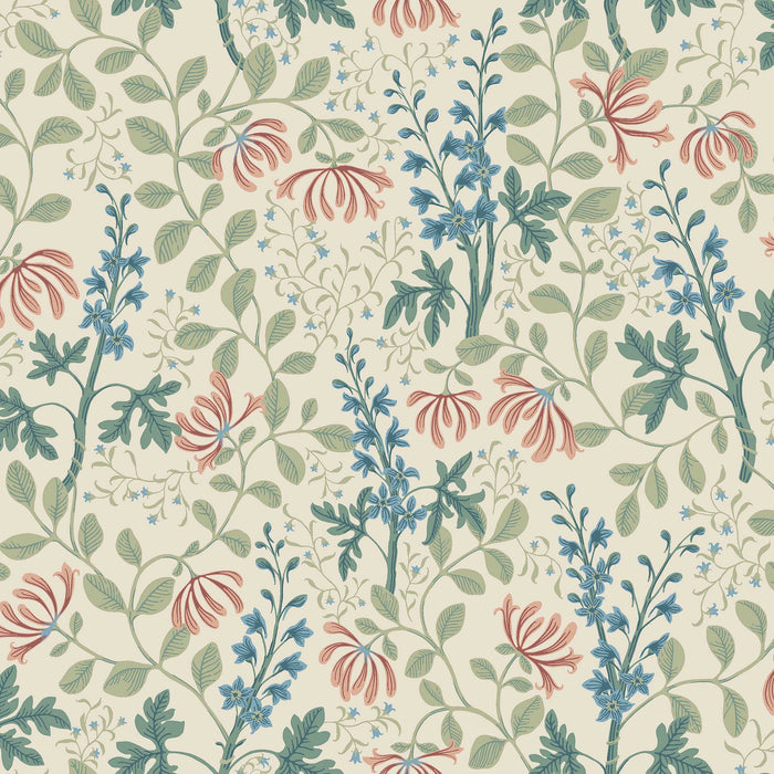 Schumacher Tradgardsfrojd Natural Wallpaper 6985