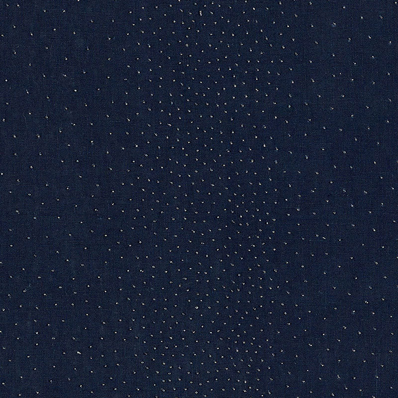 Schumacher Northern Lights Midnight Fabric 69952