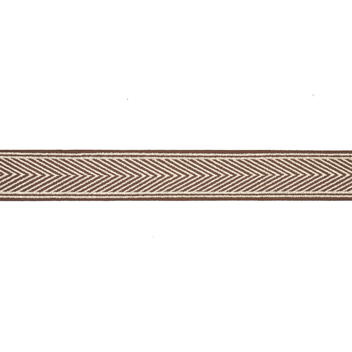 Schumacher Nicholson  Tape Brown Trim 69968