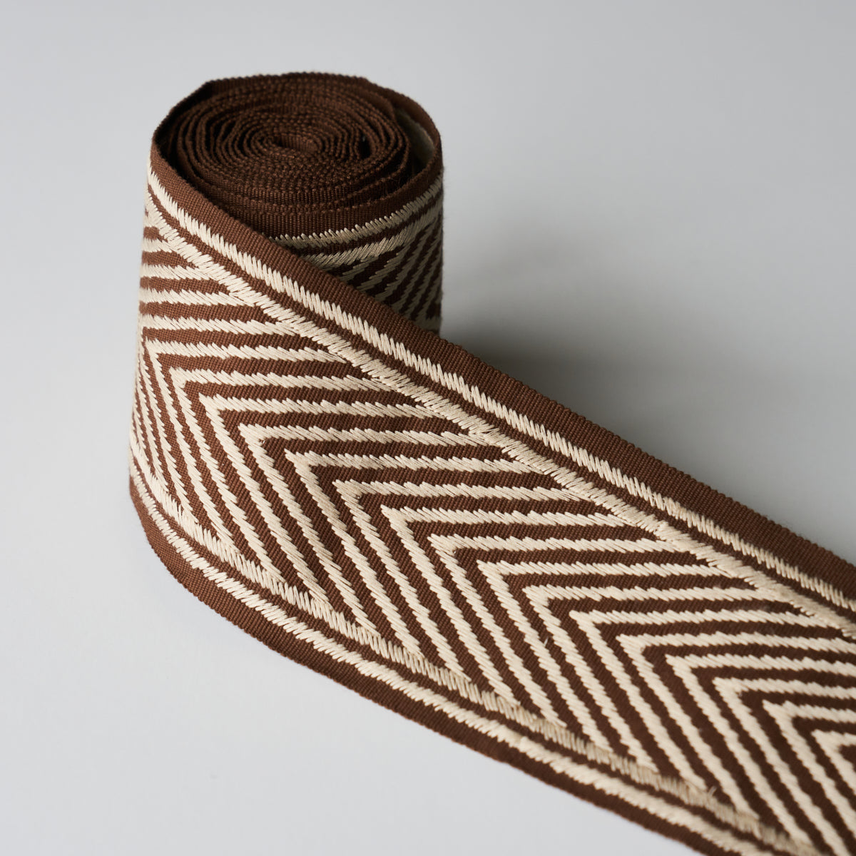 Schumacher Nicholson  Tape Brown Trim 69968