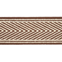 Schumacher Nicholson  Tape Brown Trim 69968