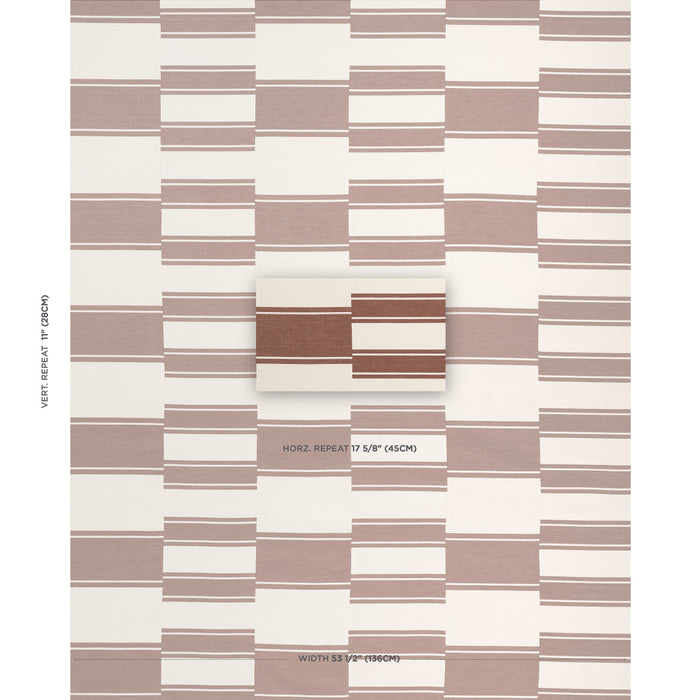 Schumacher Nomad Rust Fabric Sample 69985