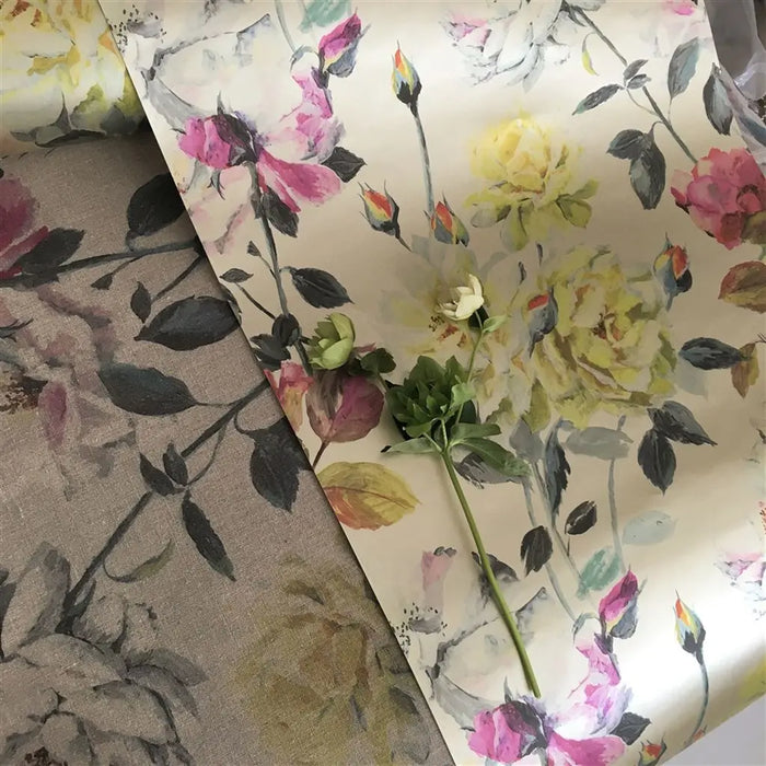 Designers Guild Maple Tree Sepia Fabric Sample FDG2950-02