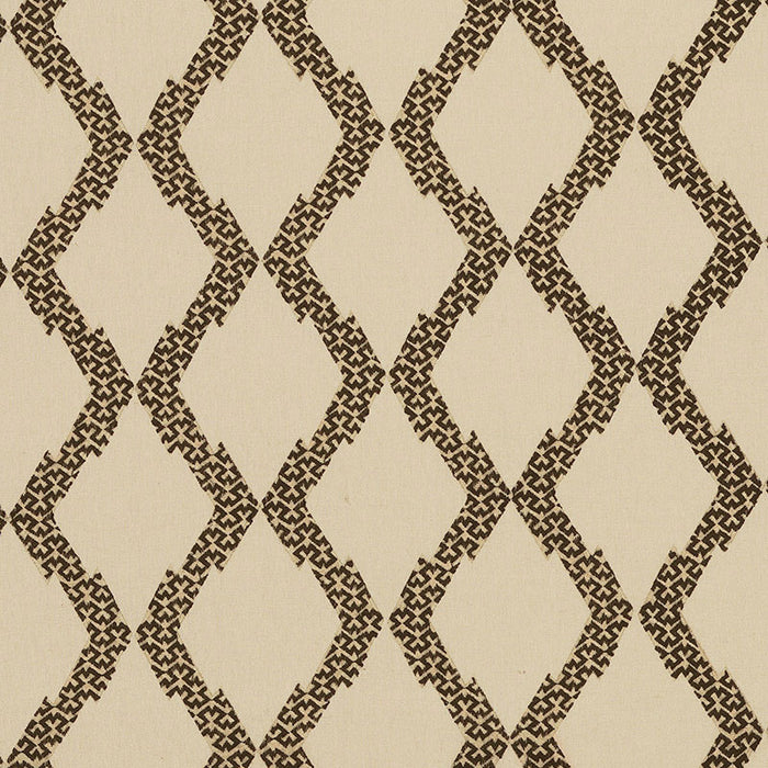 Schumacher Topi Applique Natural Fabric 69990