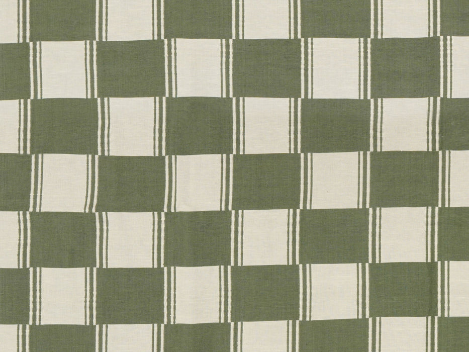 Jim Thompson Yala Check Thyme Fabric Sample JT013965001