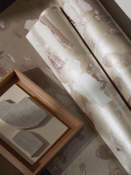Pierre Frey Arty Nacre Lait D'amande Wallpaper Sample FP233001