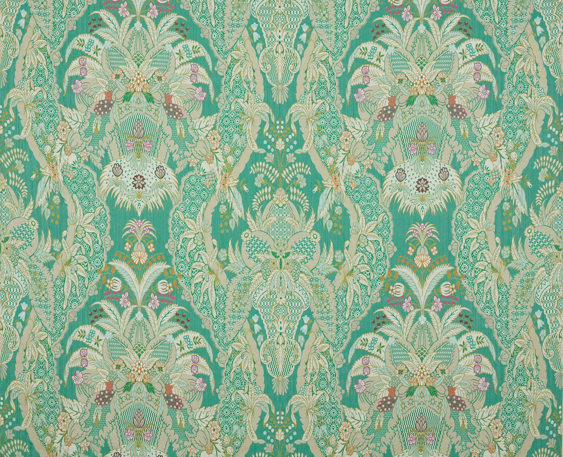 Braquenie Aglae Mint Fabric Sample B7631001