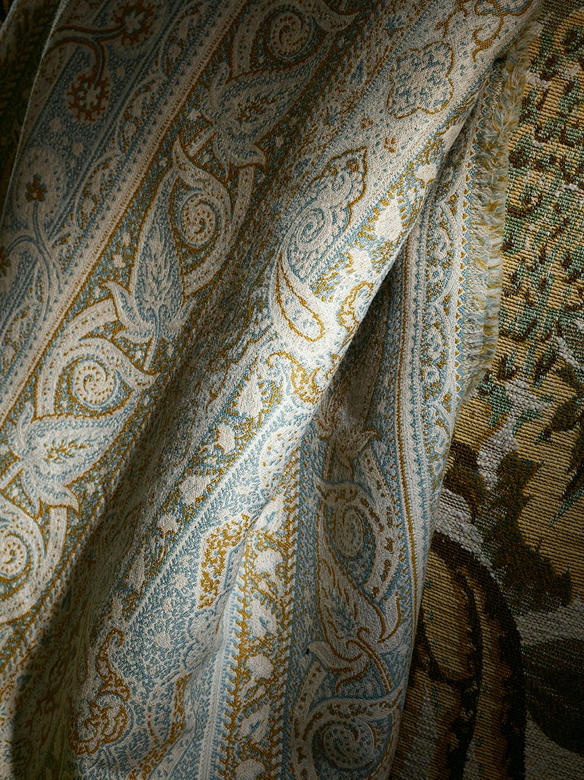 Braquenie Beauharnais Vermillon Fabric Sample B7649002
