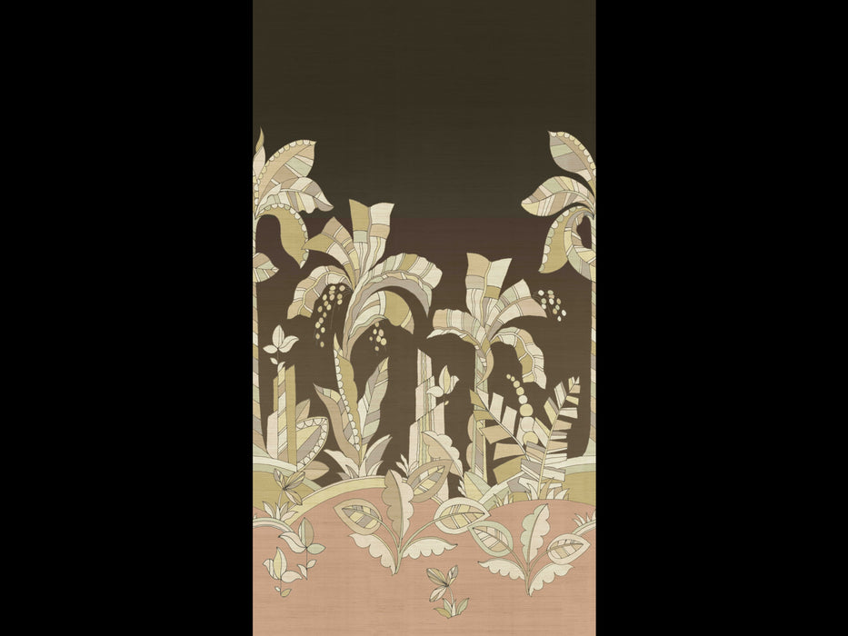 No.9 Thompson Palmeraie Metallic Grasscloth 2 Drops Desert Rose Wallpaper N9021039002
