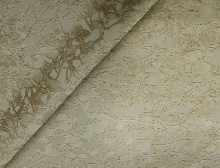 Jim Thompson Ficus Leaves Fawn Fabric Sample JT013694001
