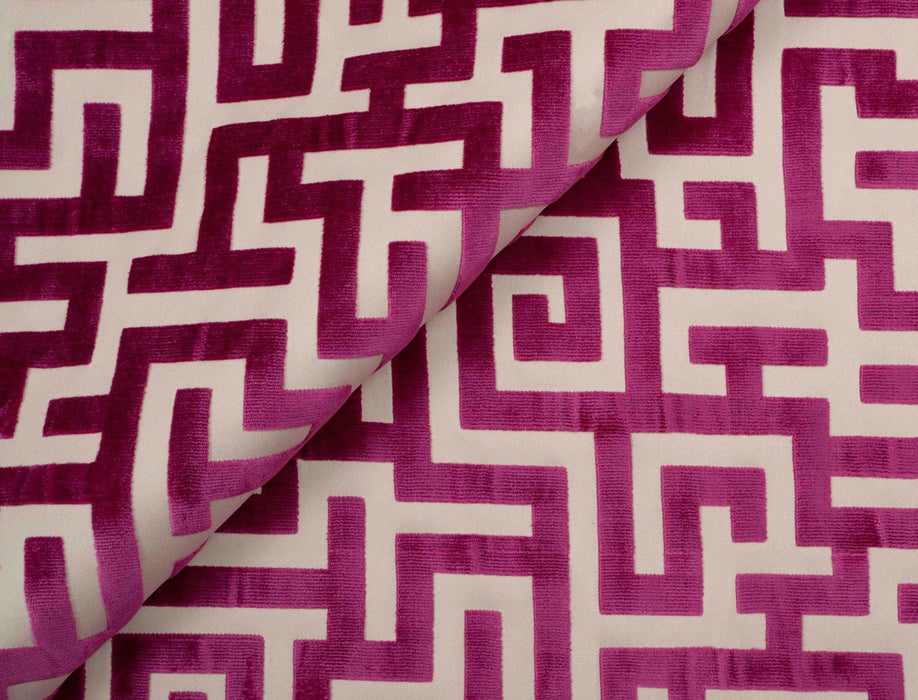 Jim Thompson Apollon Fuchsia Fabric Sample JT013408017