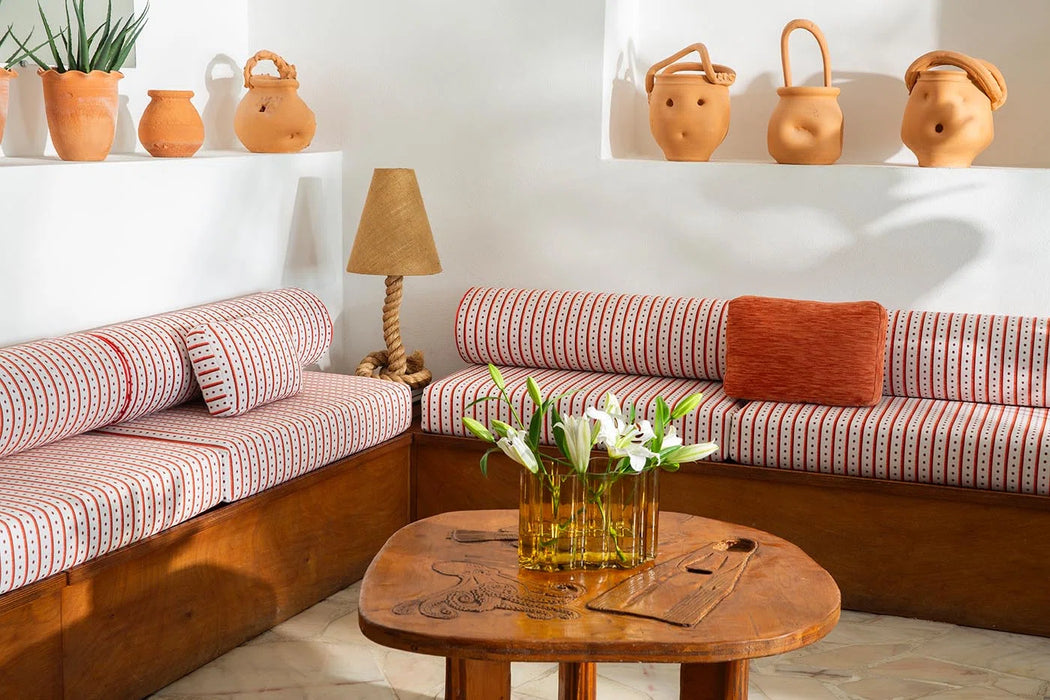 Le Manach Les Perles Canevas Outdoor Acajou Fabric Sample L4013002