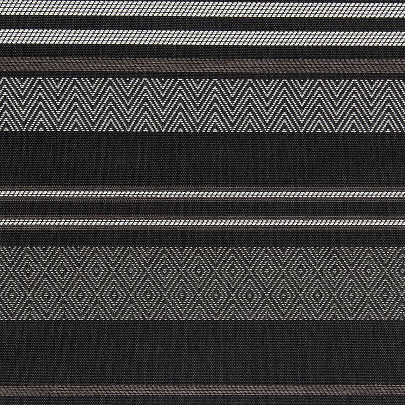 Holly Hunt Great Outdoors Bungalow Stripe Onyx Fabric Sample 700/03