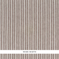 Schumacher Filippo Linen Sheer Cocoa Fabric 70021