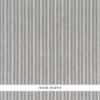 Schumacher Filippo Linen Sheer Grey Fabric 70022