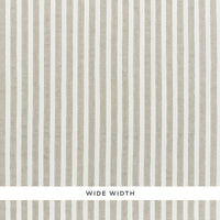 Schumacher Regatta Linen Stripe Sheer Linen Fabric 70036