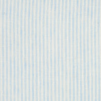 Schumacher Tori Stripe Sheer Sky Fabric 70068