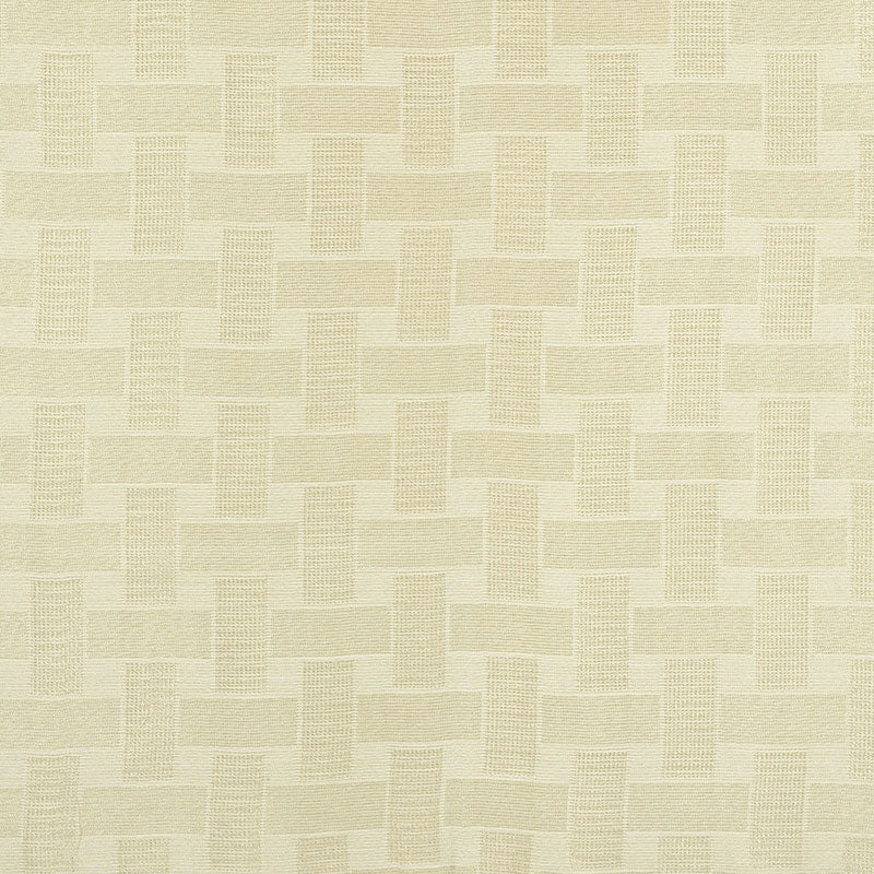 Schumacher Basketweave Sheer Oyster Fabric 70100