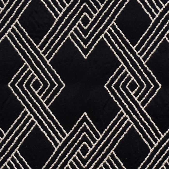 Schumacher Hix Ebony Fabric 70145