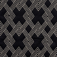 Schumacher Hix Ebony Fabric 70145