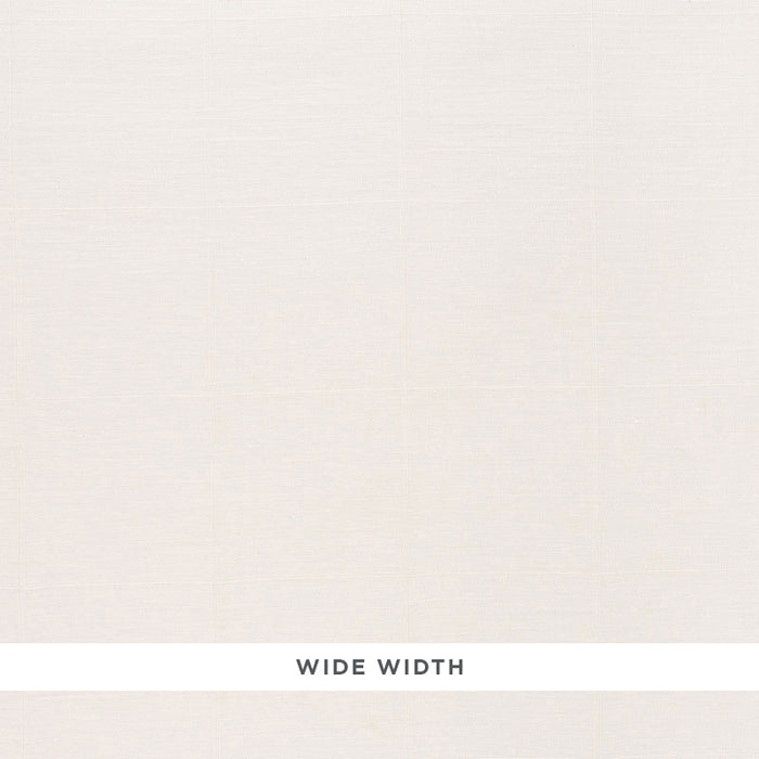 Schumacher Dita Windowpane Sheer Alabaster Fabric Sample 70290