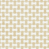 Schumacher Nolita Embroidery Natural Fabric 70370