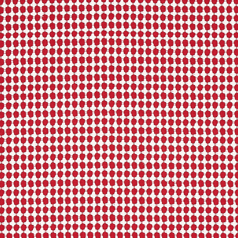 Schumacher Zipster Red Fabric Sample 70525