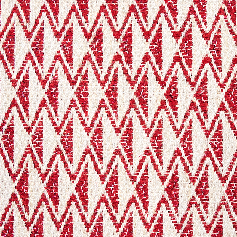 Schumacher Greenpoint Red Fabric Sample 70547
