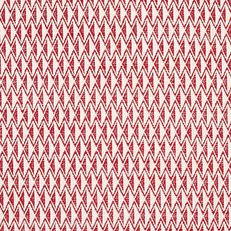 Schumacher Greenpoint Red Fabric Sample 70547
