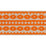 Schumacher Talitha Tape Orange On Natural Trim 70647