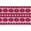 Schumacher Talitha Tape Fuchsia On Natural Trim 70648
