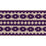Schumacher Talitha Tape Violet On Natural Trim 70649