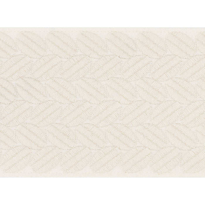 Schumacher Berkeley Tape Wide Ivory Trim Sample 70650