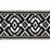 Schumacher Avalon Tape Black On Ivory Trim 70661