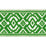 Schumacher Avalon Tape Green Trim 70663