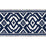 Schumacher Avalon Tape Blue Trim 70664