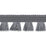 Schumacher Bell Fringe Grey Trim 70727
