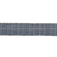 Schumacher Tweed Tape Medium Indigo Trim 70738