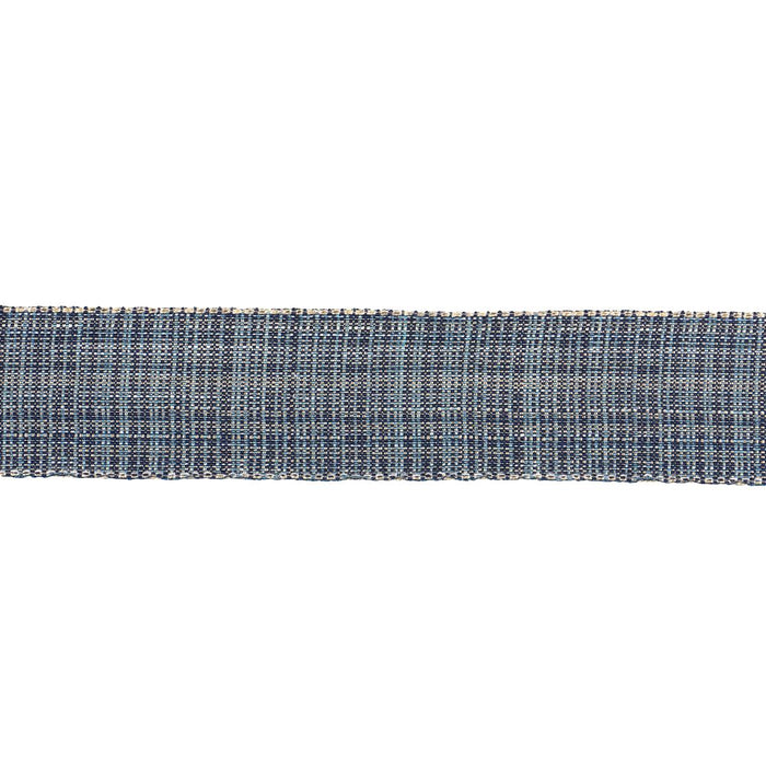 Schumacher Tweed Tape Medium Indigo Trim 70738
