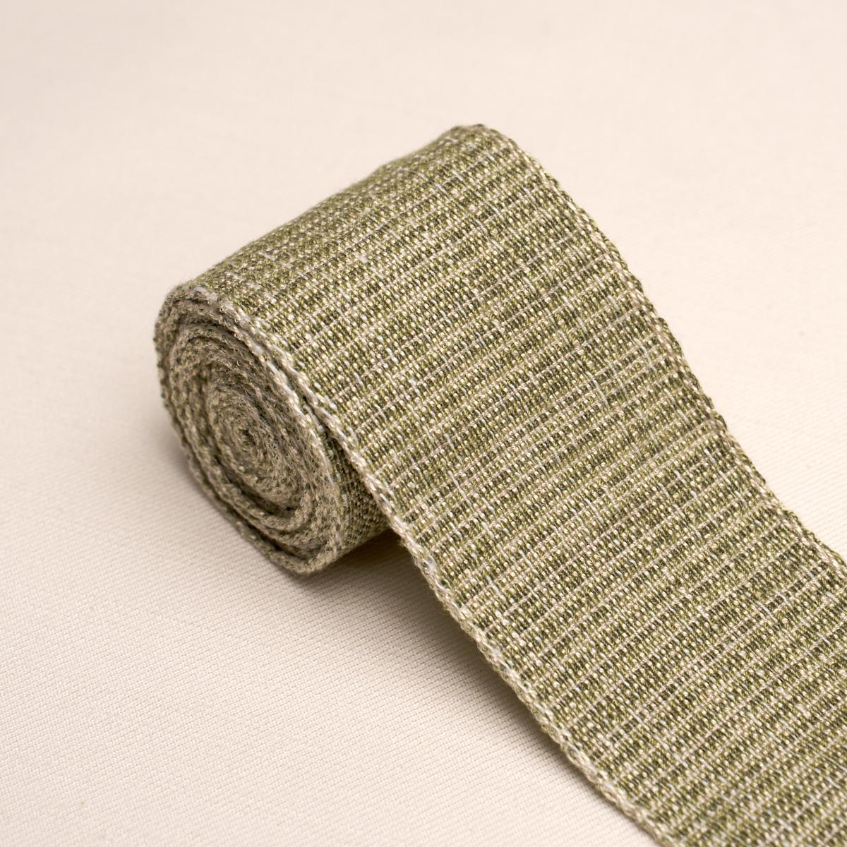 Schumacher Tweed Tape Medium Leaf Trim Sample 70739