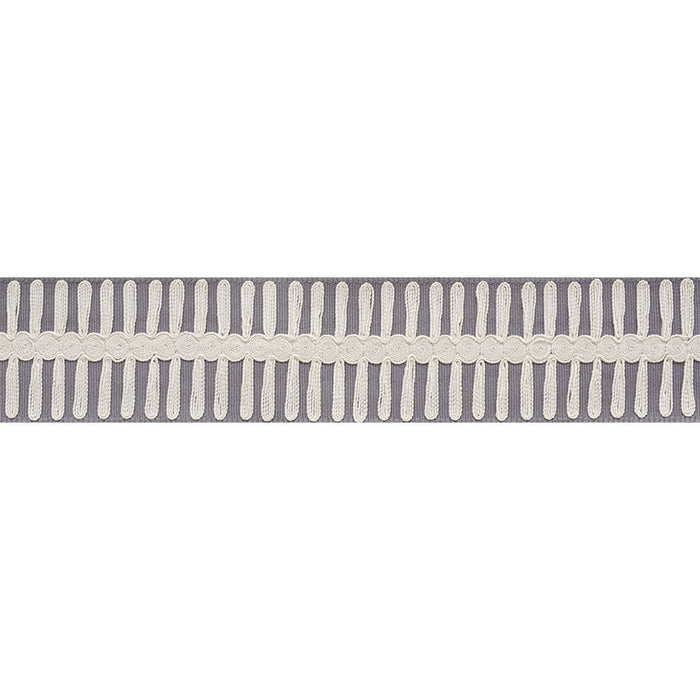 Schumacher Castille Tape Grey Trim 70745
